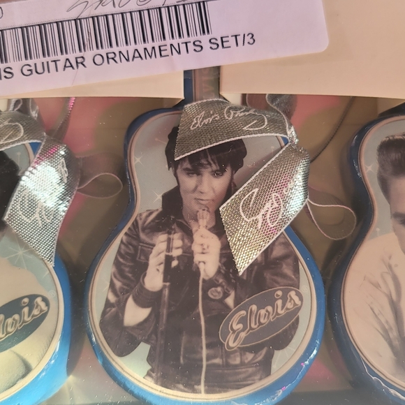 Elvis Presley Vintage Guitar Ornaments Set! - Picture 3 of 5